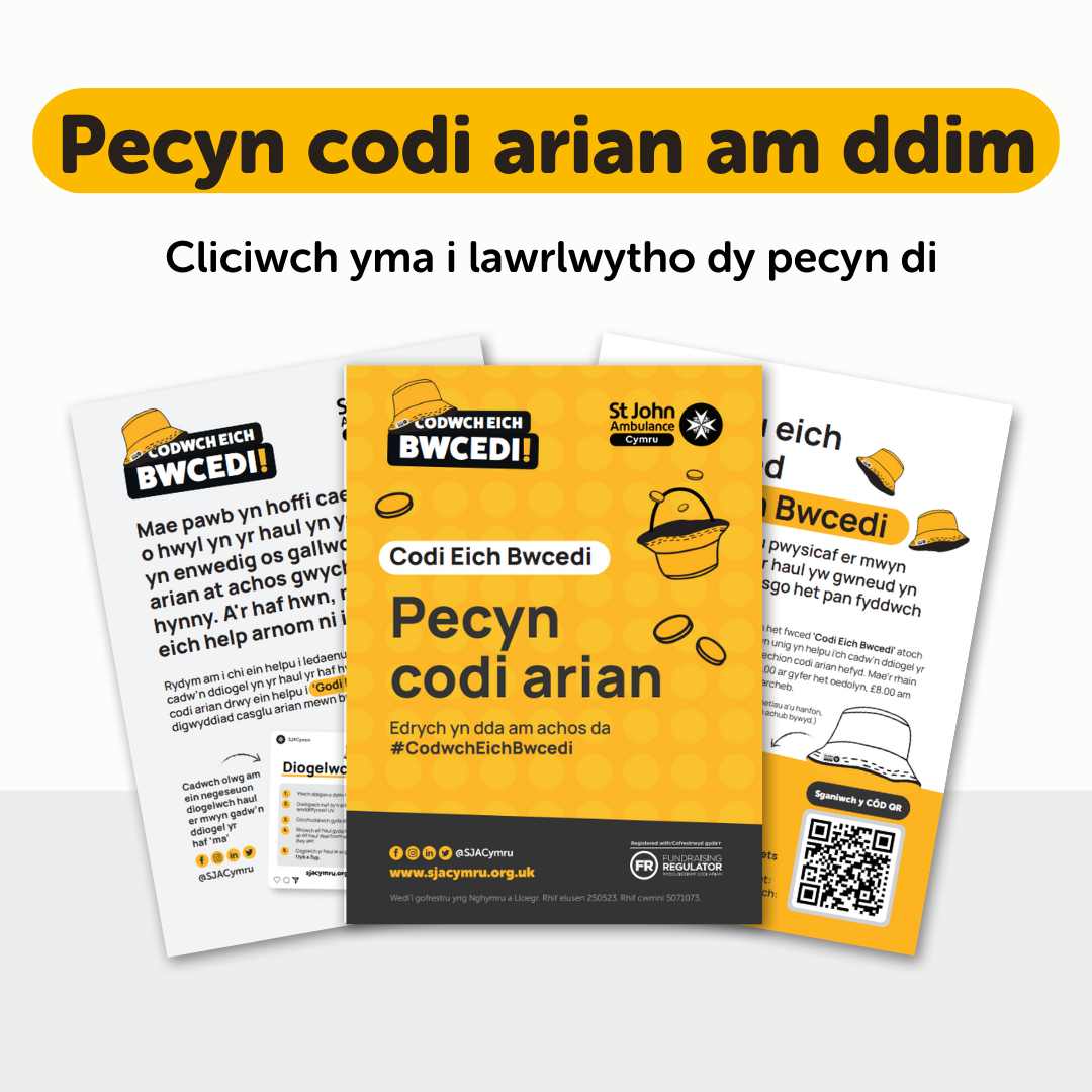 It's not just bucket collections - download our free fundraising pack in Welsh